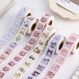 สติกเกอร์เทปฉลาก Sanrio 1 นิ้ว สําหรับตกแต่งกล่องของขวัญ 200 ชิ้น ต่อม้วน