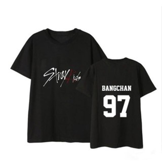 【ใหม่】เสื้อยืด พิมพ์ลายตัวอักษร KPOP Stray Kids The HYUNJIN สําหรับเด็ก_11