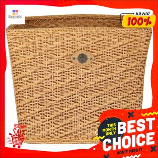 LAUNDRY ตะกร้าผ้าเหลี่ยม MONARCH 47x34x40 ซม. สีน้ำตาลLAUNDRY BASKET MONARCH NATURE 47X34X40CM