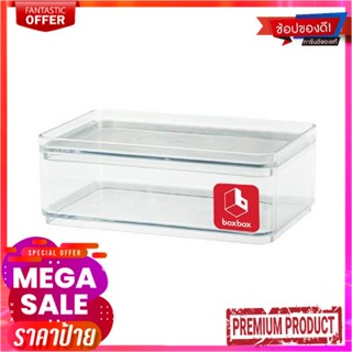 กล่องเหลี่ยมใส NNH รุ่น BB01131BB ขนาด 410 มล. สีใสTransparent square box NNH Model BB01131BB Size 410 ml. Clear