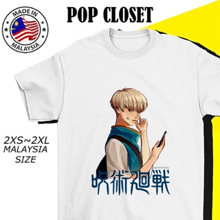 TSHIRT WOMEN MEN BAJU WANITA LELAKI JUJUTSU KAISEN MANGA JAPANESE T SHIRT MURAH PEREMPUAN COTTON T-SHIRT OVERSIZE C_02