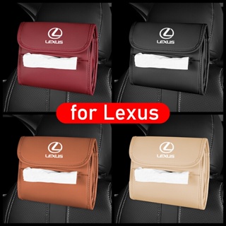 (ใหม่) กล่องทิชชู่ แบบแขวนในรถยนต์ สําหรับ Lexus logo CT ES IS GS LS LX RX UX NX CT200h es200 es300 is200 is250 is300 gs300 rx300 nx200