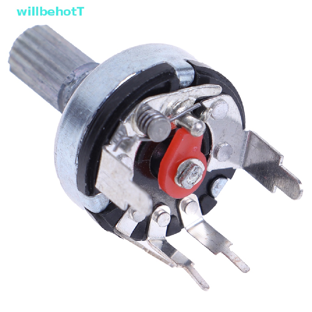 [WillbehotT] 5 ชิ้น RV17 พร้อม Potentiometer B1K 2K 5K 10K 20K 50K ความยาวจับ 15 มม.5Pin คาร์บอนฟิล์ม Potentiometer [ใหม่]