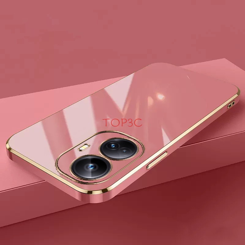 เคส Realme 10 Pro Plus 5G 10 Pro 5G C30 C21Y C25Y C30S C35 C33 เคสโทรศัพท์มือถือ ขอบตรง แฟชั่น สําหรับ ZB - รูปที่ 6