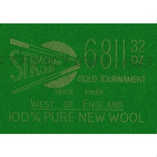 Strachan 6811 ผ้าคิวคู่ ผ้าสักหลาดสนุกเกอร์ ทัวร์นาเมนต์ 32 ออนซ์ (ราคาต่อเมตร)