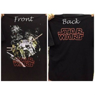 เสื้อยืดราคาถูกSUPER SALE 70%   เสื้อยืด  T-Shirt เสื้อยืดผู้ชาย เสื้อยืด Star Wars T-shirt สตาร์วอร์ส สกรีนหน้าหลัง 04