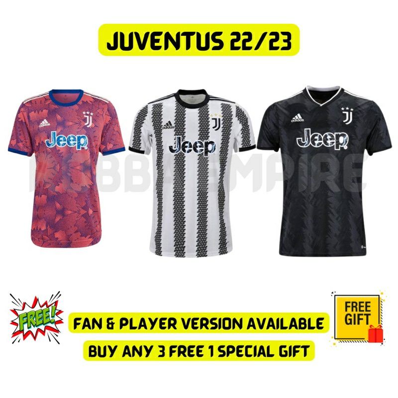 Juventus Home Away Third Player & Fan Issue Kit 22/23!!! *ผู้ขายในพื้นที่ !*