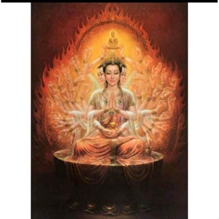 เจ้าแม่กวนอิม พระโพธิสัตว์ รูปภาพ มงคล ภาพเปล่า มีติดบ้าน เสริมฮวงจุ้ย