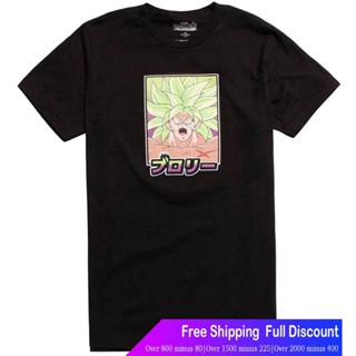 สุดยอดไฟ ดราก้อนบอลเสื้อยืดแขนสั้น Dragon Ball Super: Broly Retro Broly T-Shirt Dragon Ball Short sleeve T-shirts ค_04