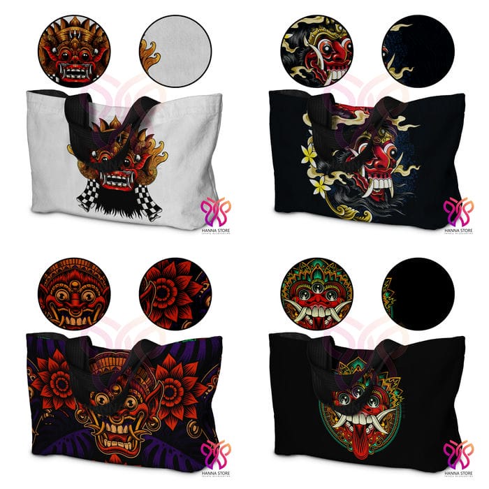 กระเป๋าโท้ตของที่ระลึก Balines Barong Denpasar kuta