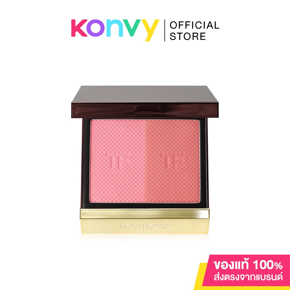 Tom Ford Shade And Illuminate Blush #06 Aflame ทอม ฟอร์ด บิวตี้ ปัดแก้ม  บลัชออนแบบทูอินวัน ประกอบด้วย 2 เฉดสี. | Shopee Thailand