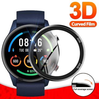 3d ฟิล์มกระจกไฟเบอร์ นิ่ม ป้องกัน Xiaomi Watch S2 42 มม. 46 มม. S1 Active เคสป้องกันเต็มจอ Xiaomi Watch Color 2 sports Lite