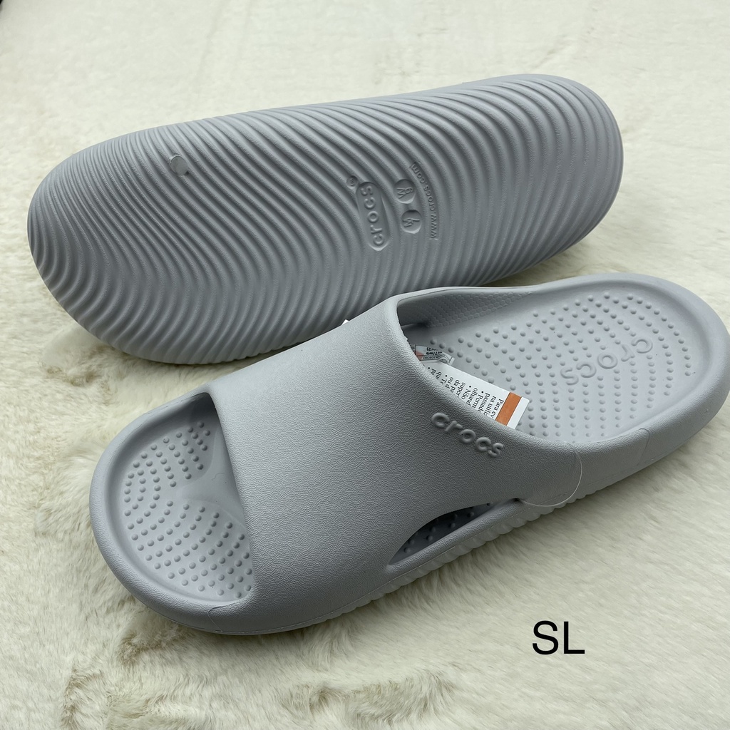 รองเท้าแตะ Crocs รองเท้าแบบสวมสำหรับผู้หญิงและผู้ชาย รุ่น Crocs mellow slide สินค้าสวยคุณภาพดีน้ำหนักเบานิ่มมากๆสวมค่ะ