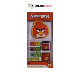 Stamper Medium Set Angry Birds AB-527 Rovio Toy ตัวปั๊มแองกรี้เบิร์ด ชุดแสตมป์ของเล่นเด็ก ลายการ์ตูนโรวิโอ