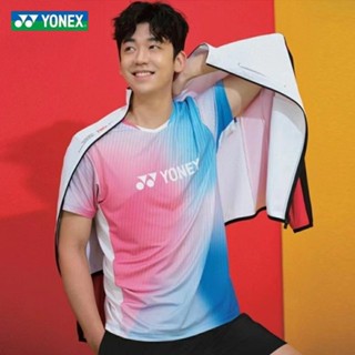 Yonex เสื้อกีฬาแบดมินตัน สําหรับผู้ชาย และผู้หญิง 6098