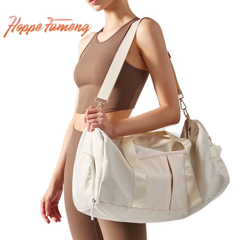 แฟชั่นใหม่ความจุขนาดใหญ่กระเป๋าเดินทางระยะทางสั้นเปียกและแห้งแยกกีฬาฟิตเนสกระเป๋ากันน้ําโยคะหนึ่งไหล่กระเป๋าถือ