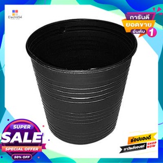 Black กระถางพลาสติกดำ PNP ขนาด 4 นิ้ว สีดำ Black plastic flower pot .size 4 inches, black