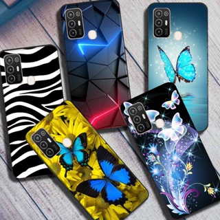 เคสโทรศัพท์มือถือ TPU แบบนิ่ม ลายผีเสื้อ สําหรับ ZTE A52 5G ZTE Blade A52 5G