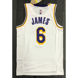 ขายดี เสื้อกีฬาบาสเก็ตบอล ลายทีม Los Angeles Lakers 6# James 75th 2 แบบ 2022 AAknff41HEphfl64