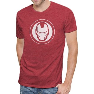 Many colors are available Marvel Iron Man Logo Mens Soft Red Variegated T-Shirt | Avengers Infinity War Edition_03