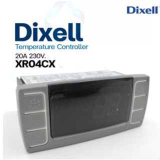 ตัวควบคุมอุณหภูมิ ดิจิตอลตู้แช่ Dixell รุ่น XR04CX สำหรับทำความเย็นพร้อมนาฬิกาละลายน้ำแข็ง ออกใบกำกับภาษีได้