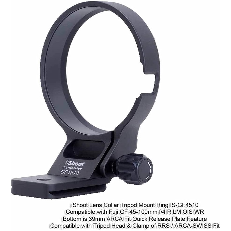 เลนส์ปลอกคอขาตั้งกล้องแหวนซ็อกเก็ตใช้งานร่วมกับ Fujifilm Fuji GF 45-100 มม.f/4 R LM OIS WR, เลนส์โลห