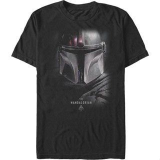 The Mandalorian Bounty Hunter Star Wars T-Shirt เสื้อยืดสีขาวผู้หญิง เสื้อคู่วินเทจ เสื้อคนอ้วนผญ เสื้อเด็กหญิง_01