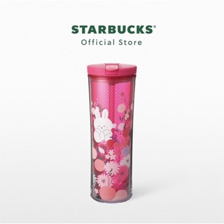 พร้อมส่ง‼️Starbucks Rabbit In Flower Field Tumbler 20oz. ทัมเบลอร์สตาร์บัคส์พลาสติก ขนาด 20ออนซ์