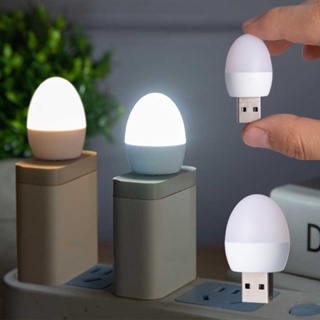 โคมไฟตั้งโต๊ะ LED รูปไข่ ขนาดเล็ก แบบพกพา ชาร์จ USB ถนอมสายตา สําหรับอ่านหนังสือ คอมพิวเตอร์