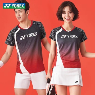 Yonex ใหม่ เสื้อกีฬาแบดมินตัน แขนสั้น แห้งเร็ว สําหรับผู้ชาย และผู้หญิง 6257