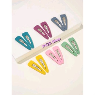 กิ๊บติดผมสีสันสดใส ราคา 12 ชิ้น (พร้อมส่ง)