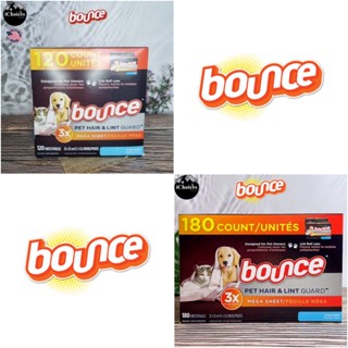 [Bounce] Dryer Sheets Pet Hair &amp; Lint Guard, Fresh Scent แผ่นอบผ้า สำหรับกำจัดขนสัตว์เลี้ยง กลิ่นหอมสดชื่น