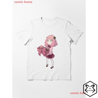 🌟​พร้อมส่ง​🌟 New SPY X FAMILY Anya Cute Essential T-Shirt เสื้อยืดพิมพ์ลาย เสื้อยืดธีมการ์ตูน คอกลม ความนิยม Unisex_03