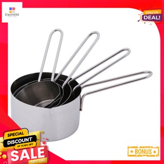 ชุดถ้วยตวง STEEL(1X4ชิ้น/ชุด)STAINLESSMEASURING CUPSET