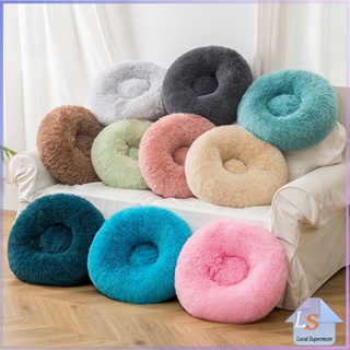 ที่นอนสุนัข เบาะแมว เบาะหมา ที่นอนขนมิ้ง ที่นอนโดนัทสัตว์เลี้ยง ที่นอนแมว Donut Pet Bed