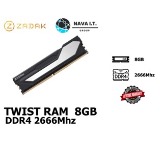 COINSคืน15%⚡FB9JMZV6⚡ ZADAK TWIST RAM (แรม) 8GB (8GBX1) DDR4 2666MHZ WARRANTY LT