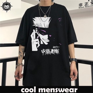 Jujutsu Kaisen Gojo Satoru Mens tshirt Summer Cool Unisex Short Sleeve t shirt Funny Graffiti Print_05