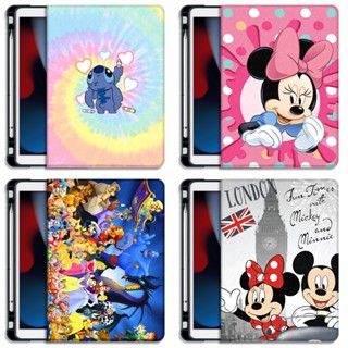 เคส ลายการ์ตูน พร้อมช่องใส่ปากกา สําหรับ ipad Air 2 Air 4 Air 5 air3 10.5 ipad 10th gen case 10.9 ipad pro 11 ipad 9th gen case 10.2 mini6 5 4 8.3 7.9 ipad 8th gen case 6th 9.7