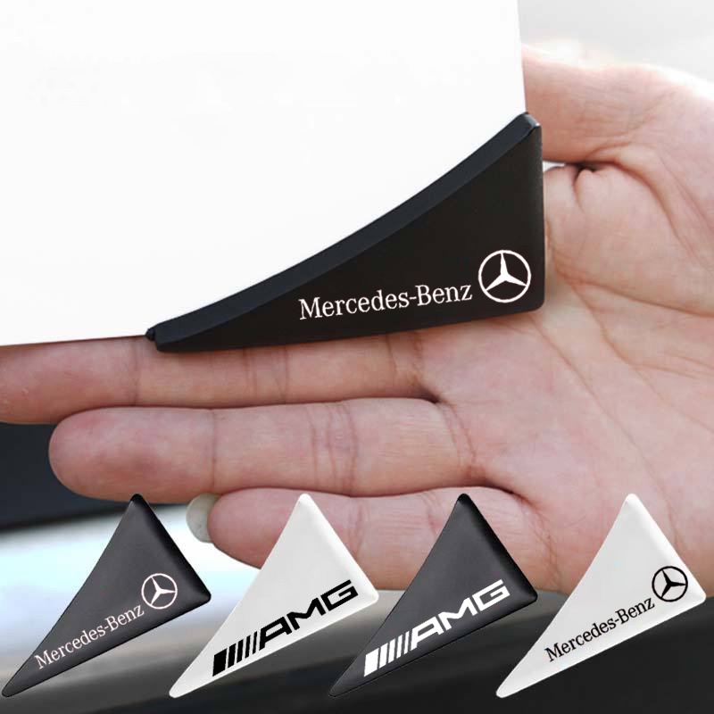 สติกเกอร์ยางซิลิโคน ป้องกันรอยขีดข่วน สําหรับติดขอบประตูรถยนต์ Benz AMG E200 W210 W203 W124 W204 W211 W123 W205 W212 W203 C200 E350 A180 CLA