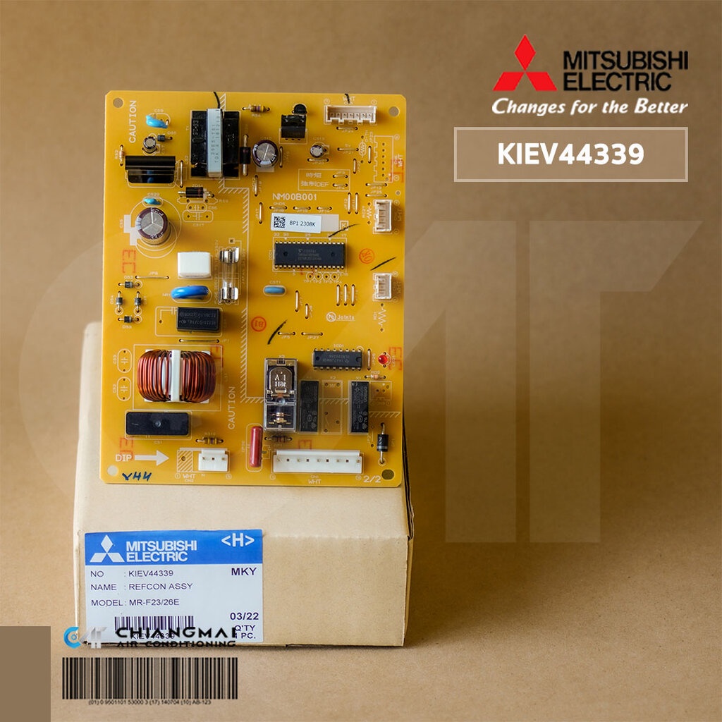 KIEV44339 แผงวงจรตู้เย็น Mitsubishi Electric บอร์ดตู้เย็นมิตซูบิชิ MR-F23E-PP, MR-F23E, MR-F21E อะไหล่ตู้เย็น ของแท้ศ...