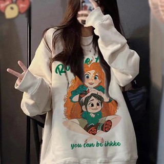 เสื้อกันหนาว คอกลม แขนยาว แฟชั่นฤดูใบไม้ร่วง สําหรับผู้หญิง