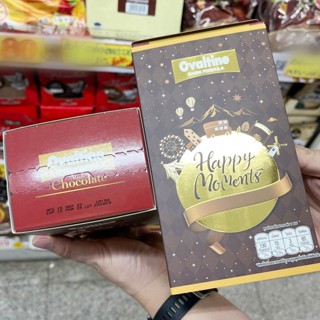 🔥🔥🔥   Ovaltine Swiss Rich Chocolate โอวัลติน สวิส ริช ช็อกโกแลต 148G. (1 กล่อง มี 5 ซอง)