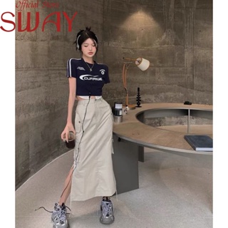 SWAY เสื้อยืด เสื้อแฟชั่น หลวม A29J04T