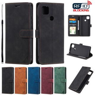 เคส for Redmi Note 9 Pro 9s 9T 9A 9C 10A 10s 10 5G เคสโทรศัพท์หนัง TPU นิ่ม ฝาพับ พร้อมช่องใส่บัตร และสายคล้อง สําหรับ Leather Case Flip Cover Wallet Mobile Phone Casing เคสฝาพับ เคสเปิดปิด