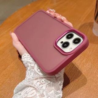 เคสโทรศัพท์มือถือแบบนิ่ม ใส ผิวด้าน กันกระแทก หรูหรา สําหรับ iPhone 14 13 12 11 Pro Max 14Plus XSMax XR X XS 7Plus 8Plus