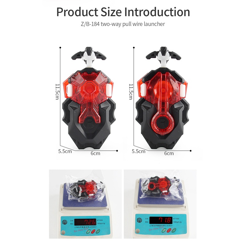 Z ยี่ห้อ B-184 8 สีหลอดโลหะ DB Custom LR Launcher สําหรับ Spinning Tops Burst ราคา ถูกที่สุด ดีลบีเคเค แกลเลอรีภาพที่ 8