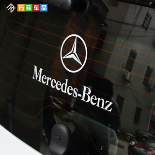 สติกเกอร์สะท้อนแสง ลาย Mercedes-Benz สําหรับตกแต่งรถยนต์