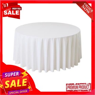 table ผ้าคุลมโต๊ะกลม 150 ซม.KASSA HOTEL รุ่น TC-150 สีขาวRound table blanket 150 cm. KASSA HOTEL model TC-150 white