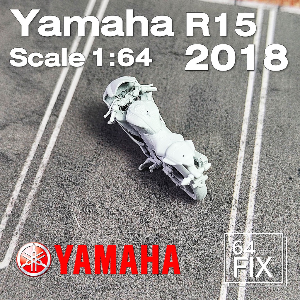 โมเดล Yamaha R15 2018 ขนาด 1:64 รูปที่ 6