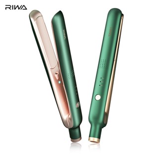 Riwa 2-in-1 เครื่องหนีบผมไอออนลบ อุณหภูมิ 3 ระดับ สําหรับจัดแต่งทรงผม